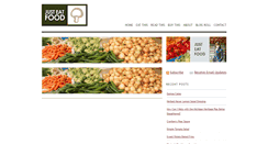 Desktop Screenshot of justeatfood.com